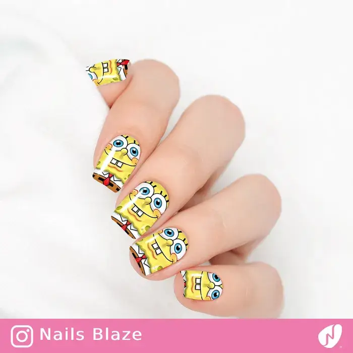 Spongebob | Cartoon Nails - NB46